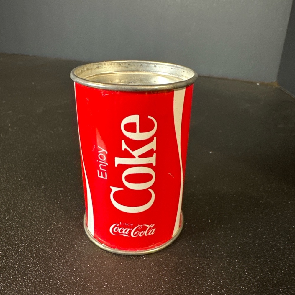 Vintage Coca-Cola Can Pepper Shaker “Enjoy Coke” Retro 1970s-80s